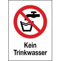 Kombischild Kein Trinkwasser (P005)