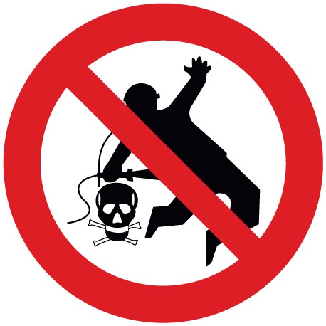 Kleiderreinigung mit Pressluft verboten