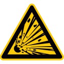 Warnung vor explosionsgefährlichen Stoffen (W002)