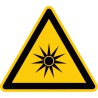 Warnung vor optischer Strahlung (W027)