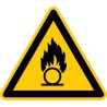 Warnung vor brandfördernden Stoffen (W028)