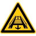 Warnung vor Gefahren durch eine Förderanlage im Gleis (D-W029)