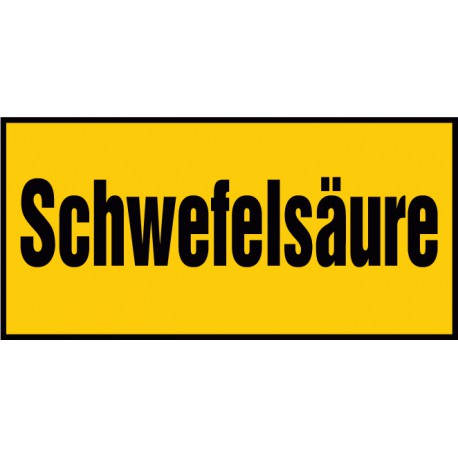 Schwefelsäure (Zusatzzeichen)