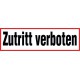 Zutritt verboten