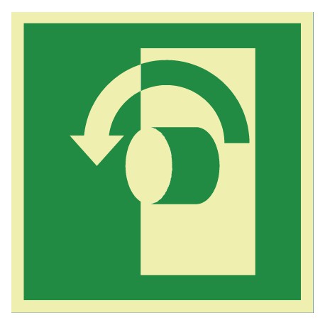 Öffnung durch Linksdrehung (E019)