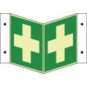 Winkelschild Erste-Hilfe (E03)