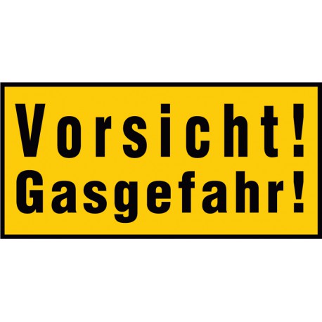 Vorsicht Gasgefahr!