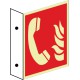 Fahnenschild Brandmeldetelefon (F006)