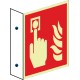 Fahnenschild Brandmelder - manuell (F005)