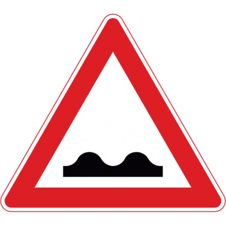 Unebene Fahrbahn