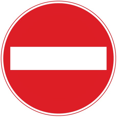 Verbot der Einfahrt