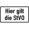 Hier gilt die StVO