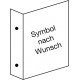 Fahnenschild neutrale Ausführung, wahlweise mit Symbol nach Wunsch